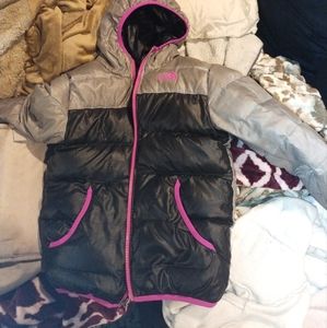 Kids northface puffer coat